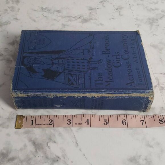 Vintage The Meadow-Brook Girls Across Country by Janet Aldridge 1913 Book - Picture 9 of 10